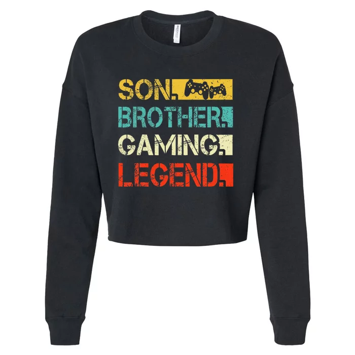 Gaming Gifts For Teenage 812 Year Old Christmas Gamer Cropped Pullover Crew