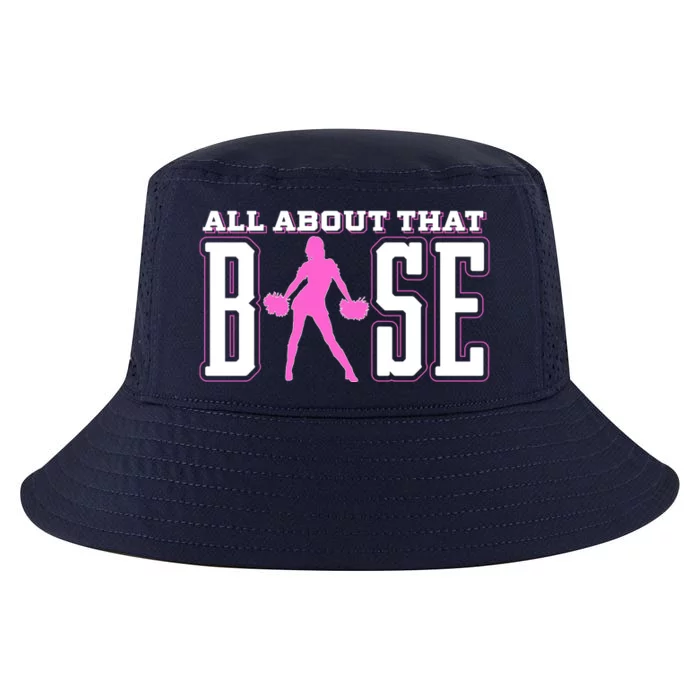 Great Gift For The Cheerleader All About That Base Cheerleading Cool Comfort Performance Bucket Hat