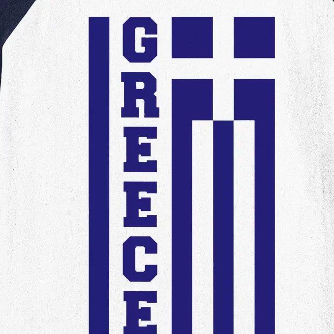 Greece Greek Flag Heart Baseball Sleeve Shirt