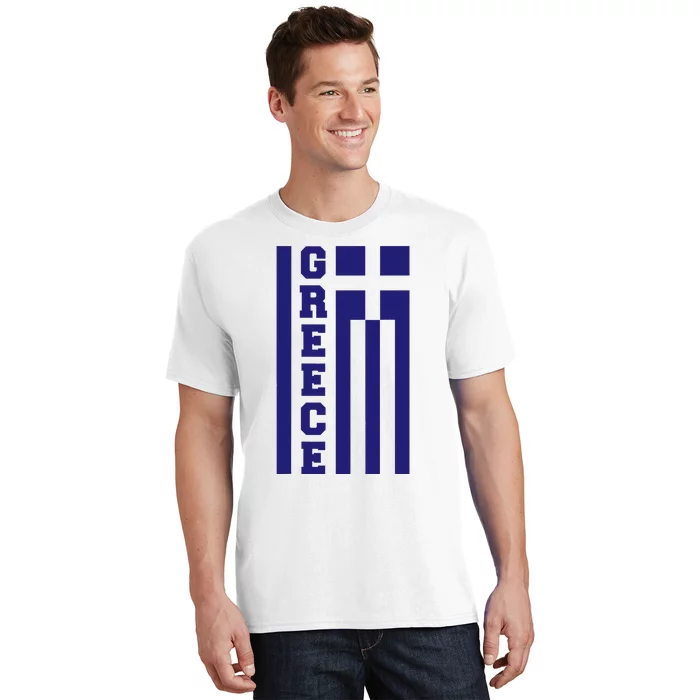 Greece Greek Flag Heart T-Shirt