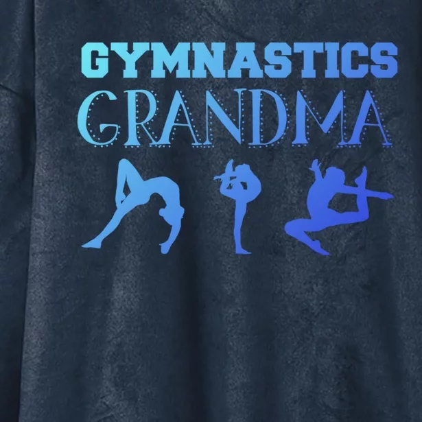 Gymnastics Grandma For Grandmothers Great Gift Hooded Wearable Blanket