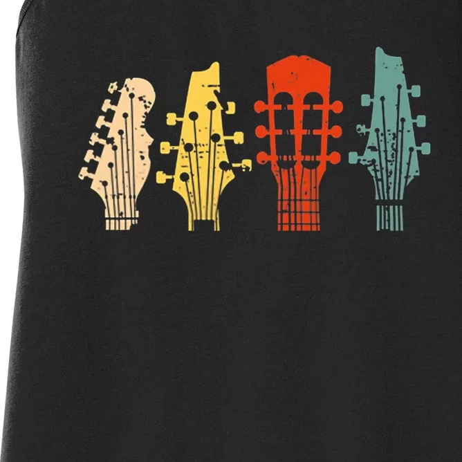 Guitar Gift For Women Music Band Guitarist Stuff Women's Racerback Tank