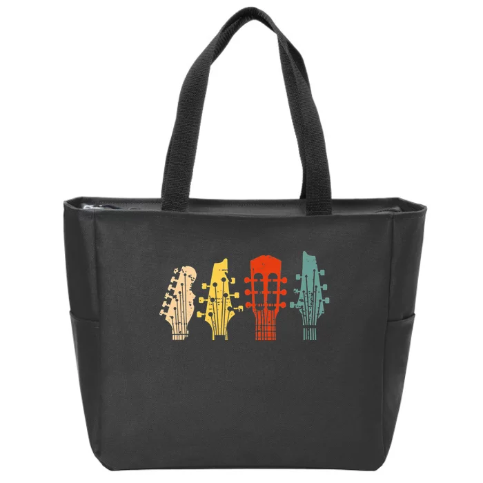 Guitar Gift For Women Music Band Guitarist Stuff Zip Tote Bag