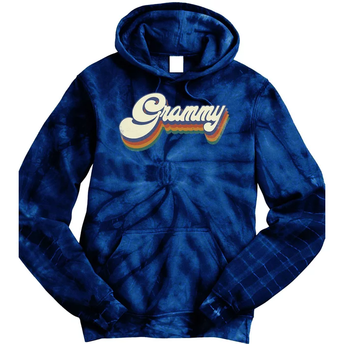 Grammy Gifts For Grandma Retro Vintage Mother's Day Grammy Tie Dye Hoodie