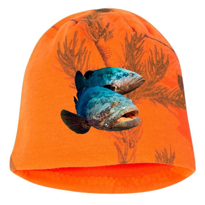 Goliath Grouper Fish Kati - Camo Knit Beanie