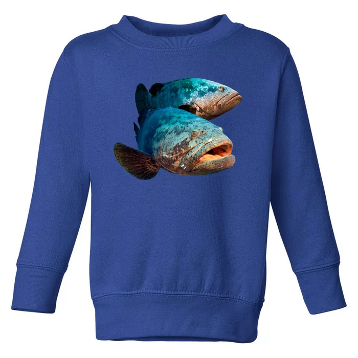 Goliath Grouper Fish Toddler Sweatshirt