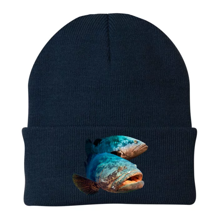 Goliath Grouper Fish Knit Cap Winter Beanie