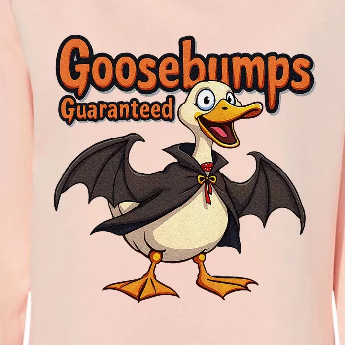 Goosebumps Guaranteed Funny Halloween Womens California Wash Sweatshirt