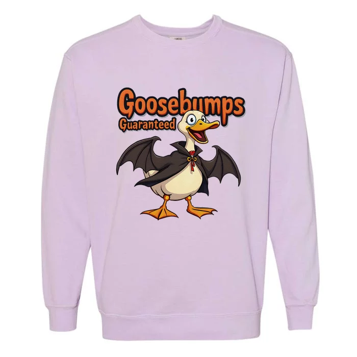 Goosebumps Guaranteed Funny Halloween Garment-Dyed Sweatshirt