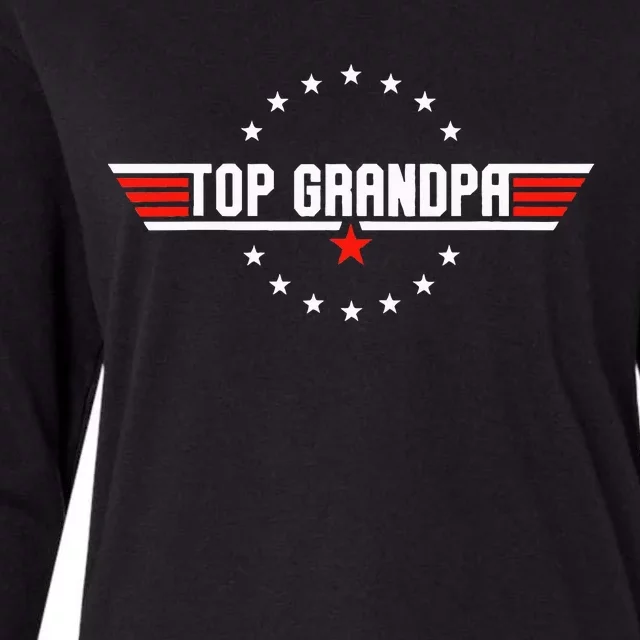 Grandpa Gift From Grandkids Son Daughter Womens Cotton Relaxed Long Sleeve T-Shirt