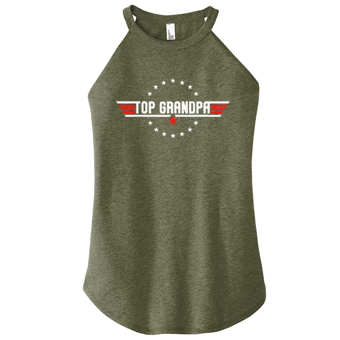 Grandpa Gift From Grandkids Son Daughter Women’s Perfect Tri Rocker Tank