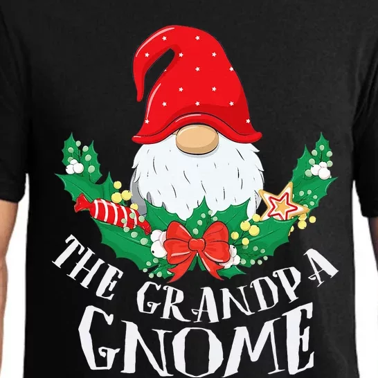 Grandpa Gnome Funny Matching Family Christmas Party Pajama Pajama Set