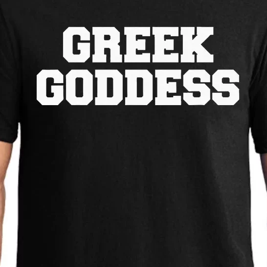 Greek Goddess Funny Fraternity College Frat Party Greek Pajama Set