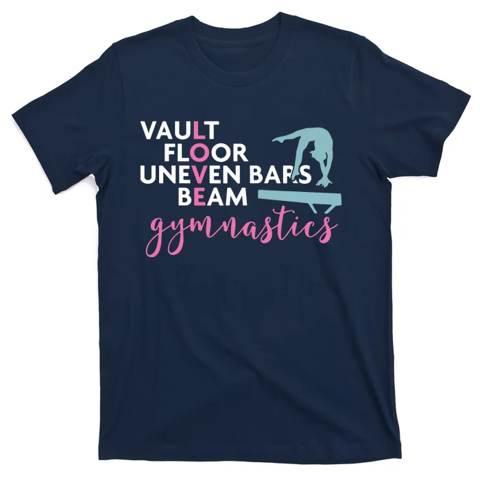 Gymnastics Gift For Girl Love Beam Gymnast T-Shirt