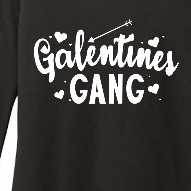 Galentines Gang Funny Valentines Day Quote Outfit Cool Gift Womens CVC Long Sleeve Shirt