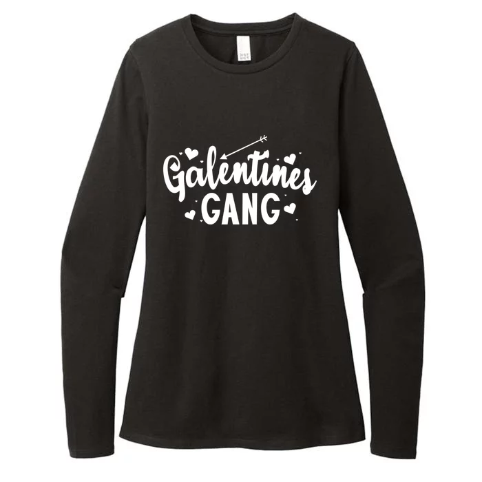 Galentines Gang Funny Valentines Day Quote Outfit Cool Gift Womens CVC Long Sleeve Shirt