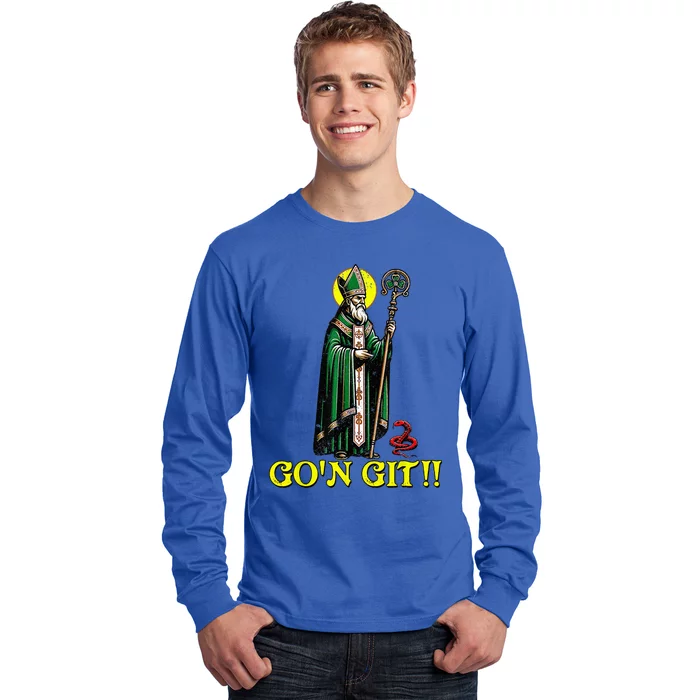 Gon Git Funny St Patricks Day Shamrock Long Sleeve Shirt