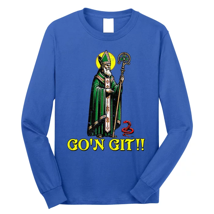 Gon Git Funny St Patricks Day Shamrock Long Sleeve Shirt