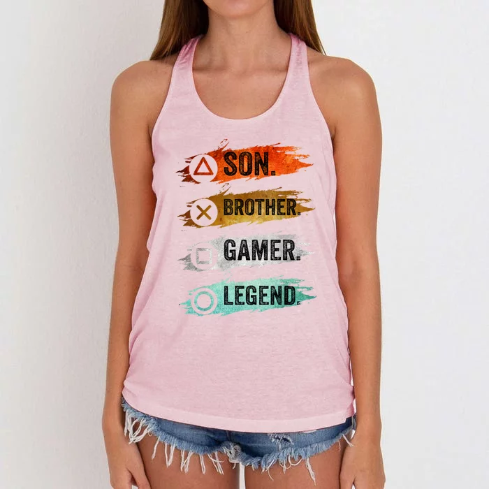 Gaming Gifts For Teenage 816 Year Old Gamer Women's Knotted Racerback Tank