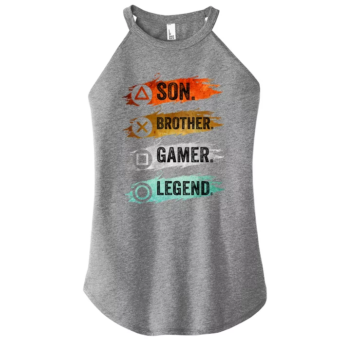 Gaming Gifts For Teenage 816 Year Old Gamer Women’s Perfect Tri Rocker Tank