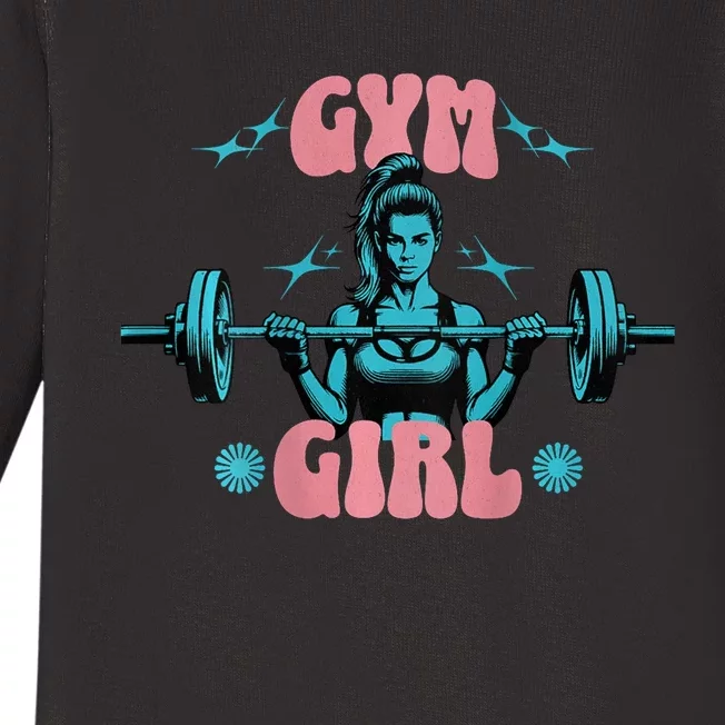 Gym Girl Fitness Workout Gym Wear For Women Baby Long Sleeve Bodysuit