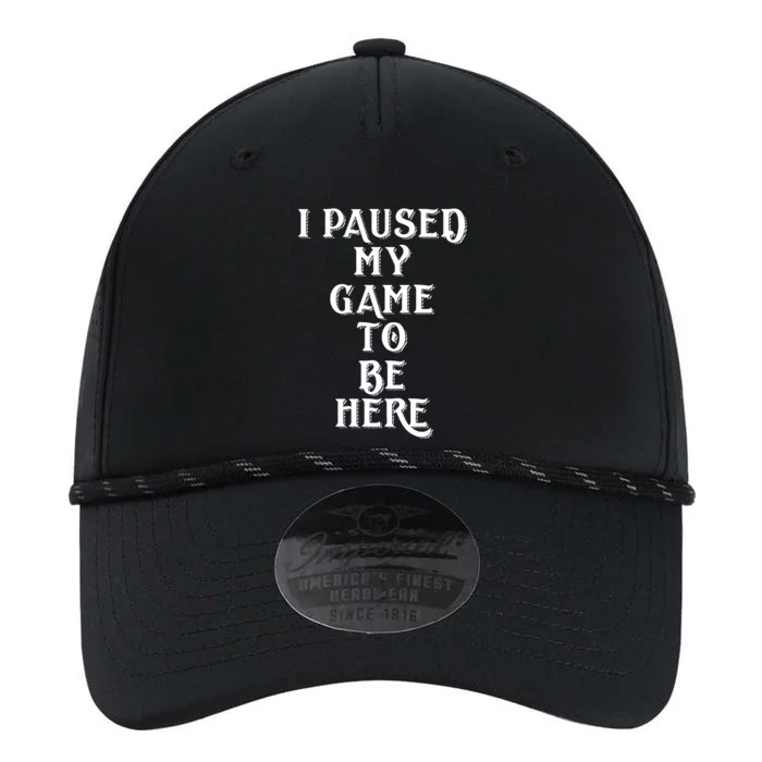 Gamer Gift For Console Gamers I Paused My Game To Be Here Gift Performance The Dyno Cap