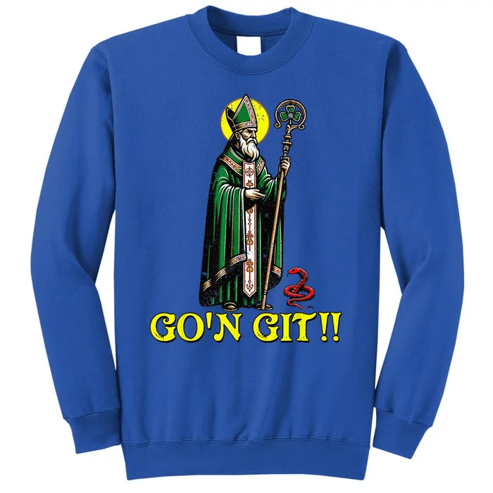 GOn Git Funny St Patricks Day Shamrock St Patty Party Irish Tall Sweatshirt