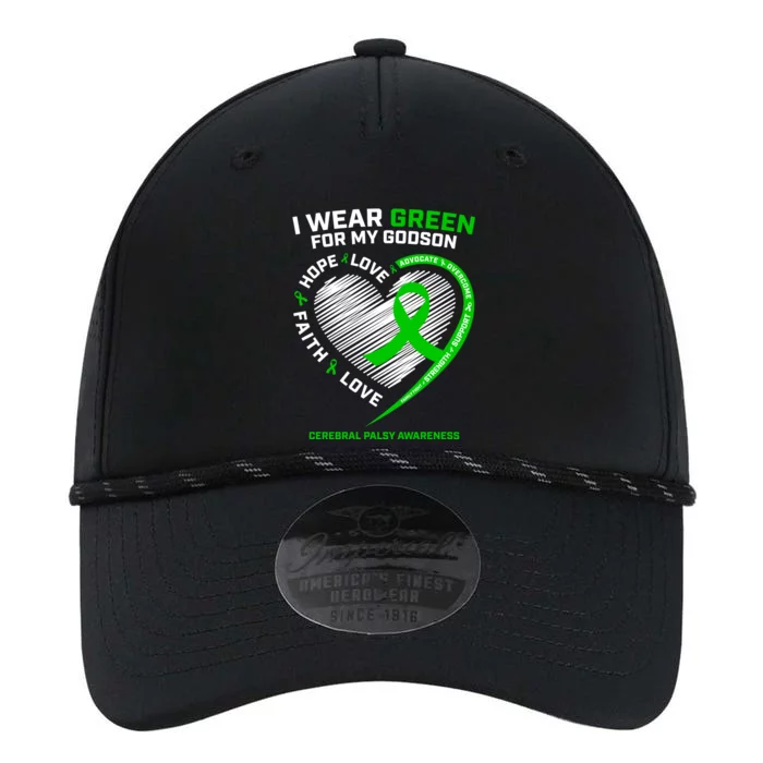 Godmother Godfather Funny Gift I Wear Green Godson Cerebral Palsy Funny Gift Performance The Dyno Cap