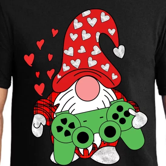 Gamer Gnome Funny Video Game Christmas Gift Pajama Set