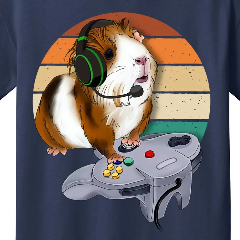 Guinea Gift For Pig Video Game Wildlife Animal Guinea Pig Gamers Kids T-Shirt