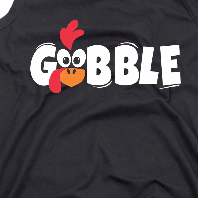 Gobble Gobble Funny Thanksgiving Turkey Tank Top