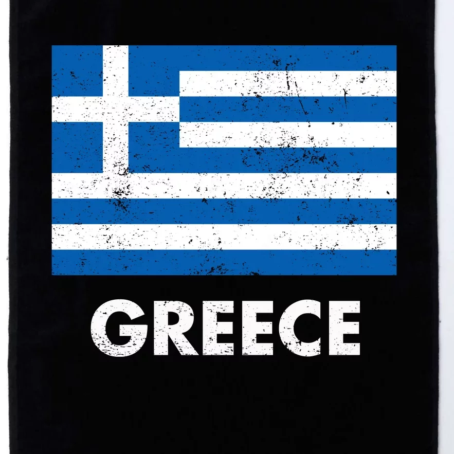 Greek Greece Flag Cool Gift Platinum Collection Golf Towel