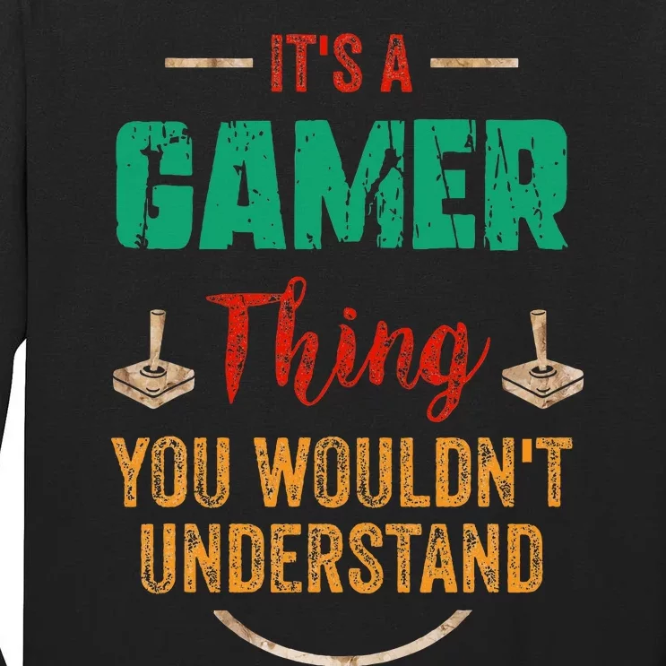 Gaming Gifts For Teenage 816 Year Old Christmas Gamer Tall Long Sleeve T-Shirt