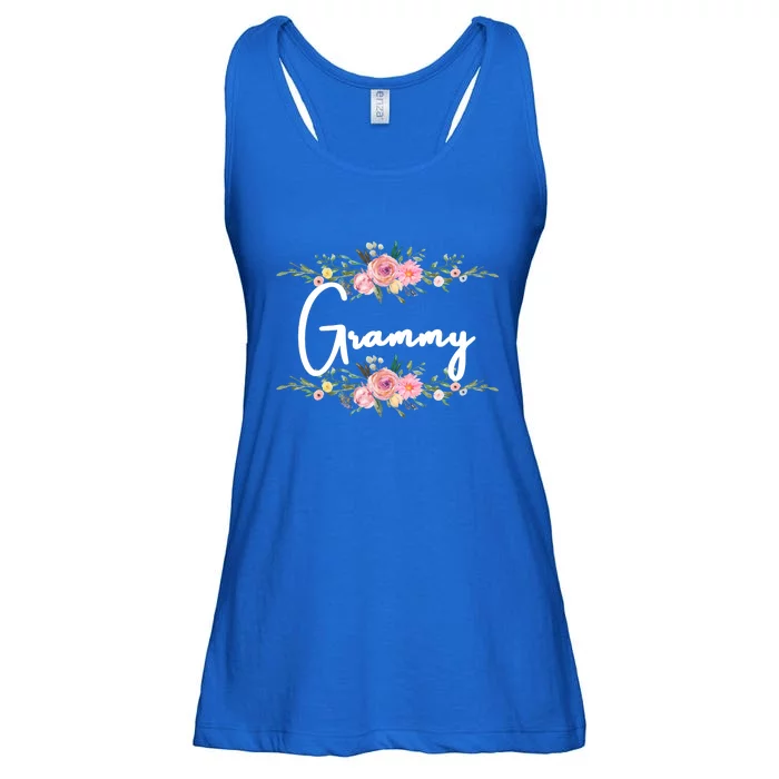 Grandmother Grammy Floral Cute Gift Ladies Essential Flowy Tank