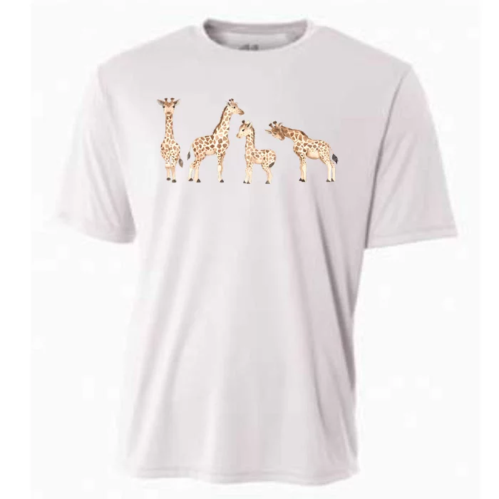 Giraffe Gift For Animal Love Cooling Performance Crew T-Shirt