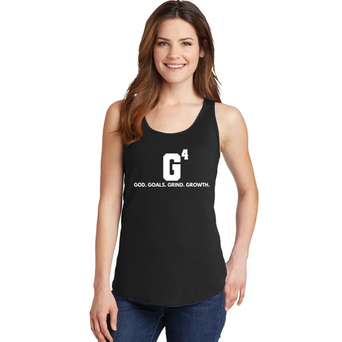 God Goals Grind Growth Ladies Essential Tank