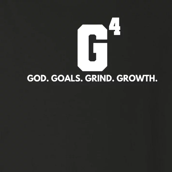 God Goals Grind Growth Toddler Long Sleeve Shirt