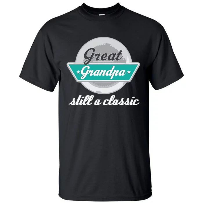 Great Grandpa Gifts Funny Fathers Day Vintage Tall T-Shirt