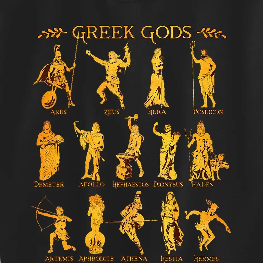 Greek Gods Kids Sweatshirt