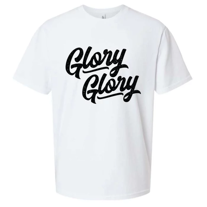 Glory Glory Georgia Rally Fight Song Sueded Cloud Jersey T-Shirt