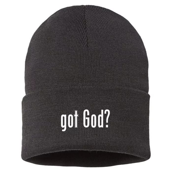 Got God Sustainable Knit Beanie