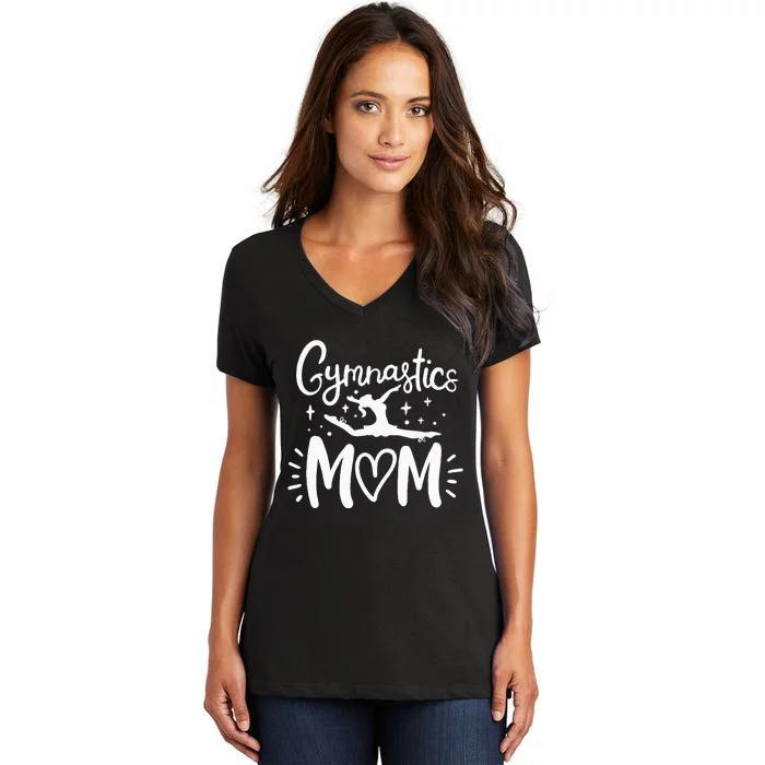 Gymnastics Gymnast Gymnastics Mom Mother Women's V-Neck T-Shirt