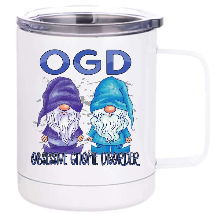 Garden Gnomes Gnome Lover Funny Gnome Gardening Front & Back 12oz Stainless Steel Tumbler Cup