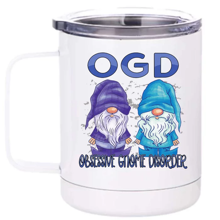 Garden Gnomes Gnome Lover Funny Gnome Gardening Front & Back 12oz Stainless Steel Tumbler Cup