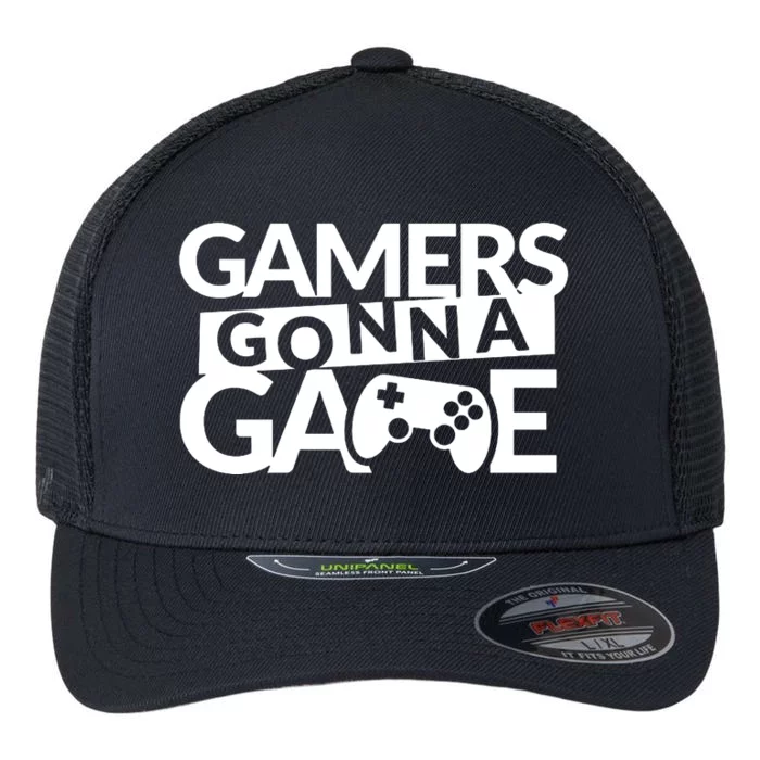 Gamers Gonna Game Flexfit Unipanel Trucker Cap