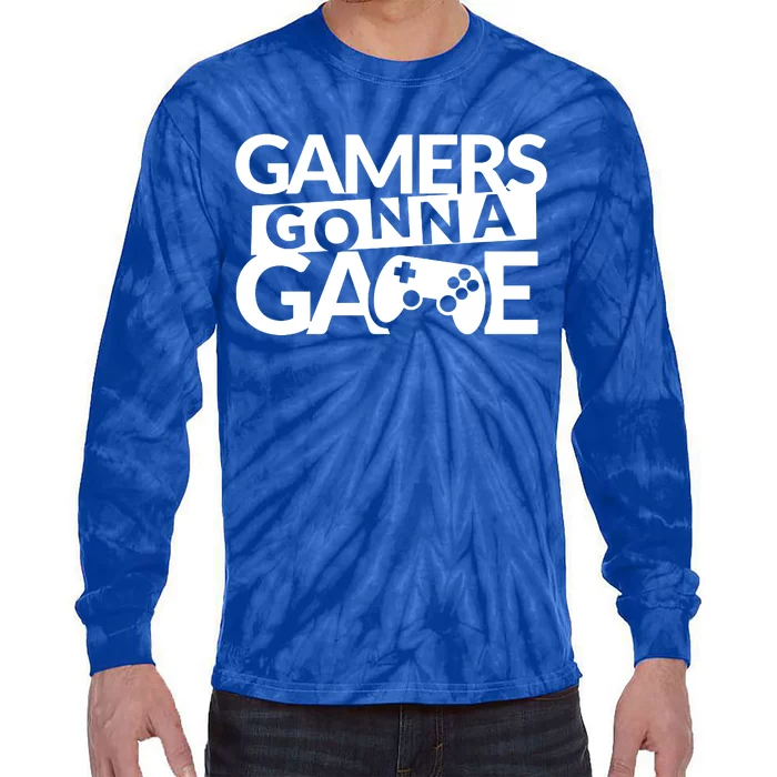 Gamers Gonna Game Tie-Dye Long Sleeve Shirt