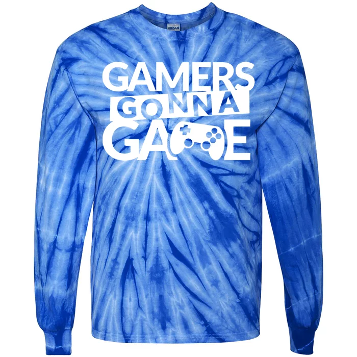 Gamers Gonna Game Tie-Dye Long Sleeve Shirt