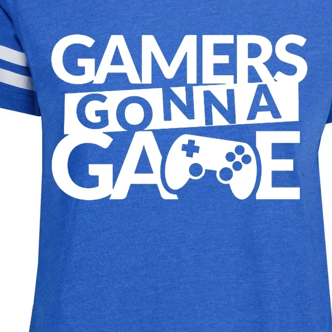 Gamers Gonna Game Enza Ladies Jersey Football T-Shirt