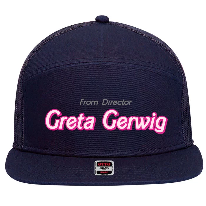 Greta Gerwig 7 Panel Mesh Trucker Snapback Hat