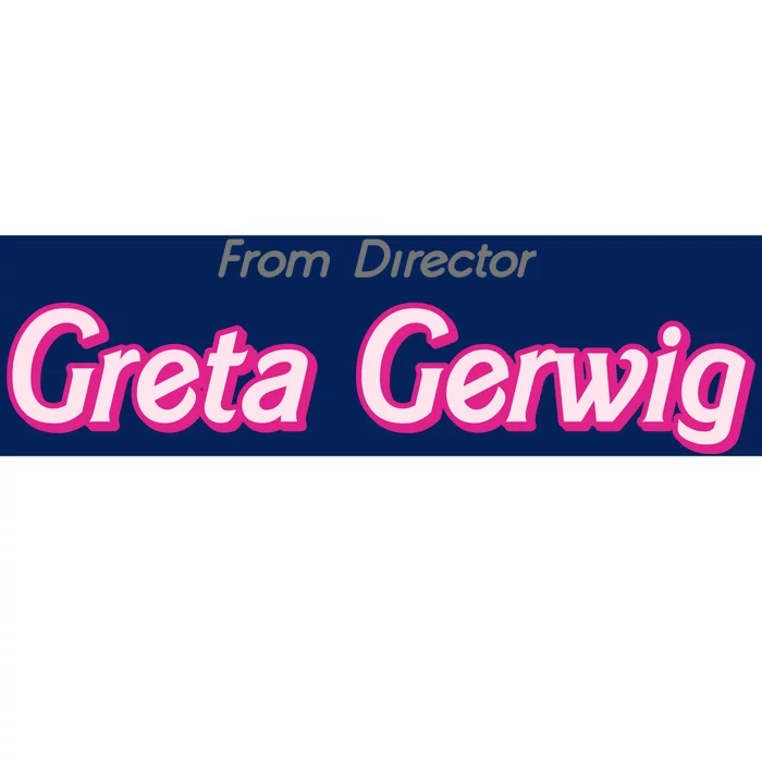 Greta Gerwig Bumper Sticker